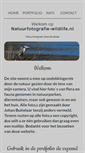 Mobile Screenshot of natuurfotografie-wildlife.nl
